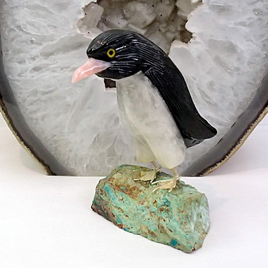 天然石ペンギン