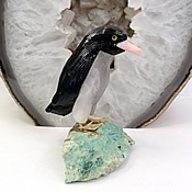 天然石ペンギン
