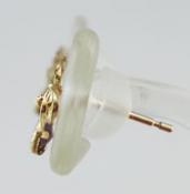 K10ガーネットピアス