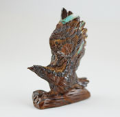 ボルダーオパール彫刻　鷲(eagle)