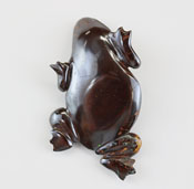 ボルダーオパール彫刻　カエル(frog)
